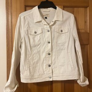 Women's white Denim Jacket